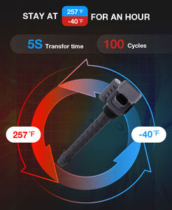 Bobina de Encendido Roja para Auto para <span class=keywords><strong>Fiat</strong></span> 500 para Abarth 500T 500L 500X <span class=keywords><strong>124</strong></span> 68308653Aa Bobinas de Encendido Clásicas de Carreras Rojas - Product Image 4