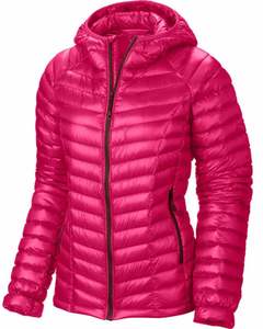 Veste matelassée légère pour femme, rose personnalisée, à capuche, matelassée, manteau d'hiver chaud, isolé, fermeture éclair, vêtements d'extérieur, fabricant OEM personnalisé - Product Image 1