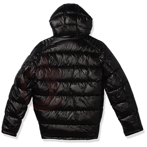 Wholesale Custom Logo Nylon Long Black Winter Quilted Jacket <b>Bubble</b> <b>Coat</b> Men Puffer Jackets Men summer parka - Product Image 5
