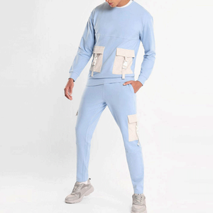 Prix bas Nouveau Design Motif solide Hiver Survêtement & Pantalon Ensemble Prix Usine Nouveau Style - Product Image 1