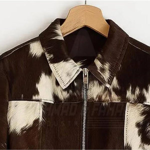 Chaqueta de Cuero Vacuno para Hombre, Calidad Premium, con Logotipo Frontal, para Clima Frío y Uso Urbano - Product Image 4