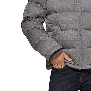 Chaqueta acolchada de invierno para hombre con logotipo personalizado, chaqueta informal con estampado acolchado, chaqueta de invierno acolchada de alta calidad a la venta - Product Image 6