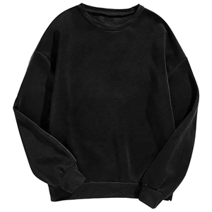 เสื้อสเวตเชิ้ตคอกลมสำหรับฤดูหนาว บริการ OEM รับทำโลโก้ เสื้อสตรีทแวร์ผู้หญิง แห้งเร็ว เสื้อพูลโอเวอร์ผู้หญิง - Product Image 4