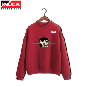 OEM Sweatshirts d'hiver à col rond en molleton 100% coton surdimensionné respirant pour femmes - Product Image 6