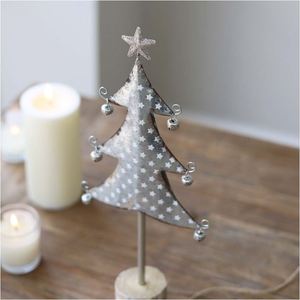Stylish <b>Small</b> Metal Tree with <b>Bells</b> Christmas Decoration Made in India for Home Party Hanging Decor New Year Xmas Party 2023 - Product Image 3
