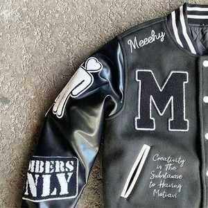 Chaqueta Universitaria de Béisbol para Hombre, Chaqueta Universitaria de Invierno Personalizada, Chaqueta Bomber Informal con Letras - Product Image 6