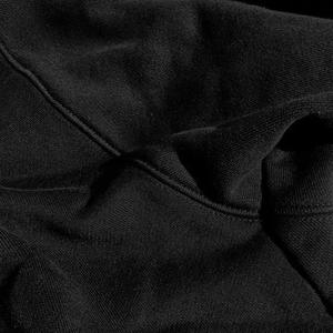 Pull à capuche en polaire lourde de qualité supérieure pour hommes 100% coton coupe ajustée nouveau motif imprimé épais à capuche hiver teint uni - Product Image 5