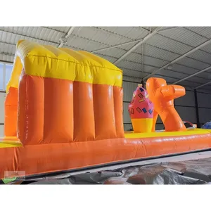 Jeu de piscine gonflable sur le thème des bonbons pour s'amuser dans l'eau - Product Image 1