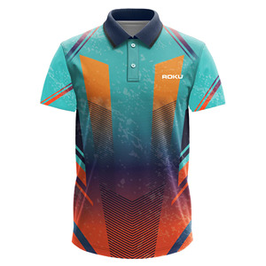 Maillots d'équipe de cricket personnalisables pour hommes, vêtements de sport durables respirants, uniformes imprimés par sublimation, légers et à séchage rapide - Product Image 1