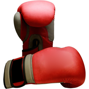 Guantes de boxeo profesionales personalizados de fábrica Cuero PU Todos los colores Guantes de boxeo de buen material - Product Image 4