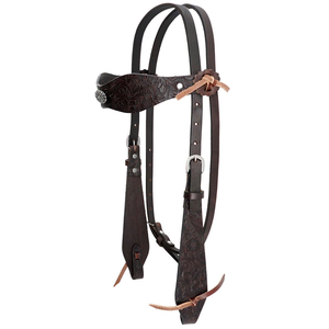 Professional High Quality Durable Full Size Outdoor <b>Equestrian</b> Leather Polo Style Adjustable Horse Bridle Factory Made Custom - Product Image 3