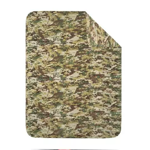 Fleece <b>Blanket</b> Thermal Comfort Packable Design Camping Hunting Ready 4mm Thickness Non-Waterproof All Seasons Use Includes Bag - Product Image 2