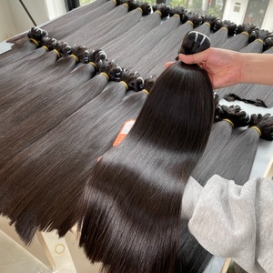 Vente en gros cheveux vierges purs bruts non transformés, faisceaux de cheveux raides en os couleur naturelle 100% extensions de cheveux vietnamiens - Product Image 4