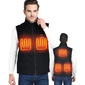 XXL Size Lightweight Heated <b>Vest</b> for <b>Men</b> Including Battery <b>Pack</b> for Outdoor Use - Product Image 3