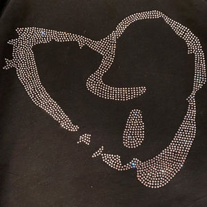 Sudadera con capucha de felpa francesa de peso pesado personalizada unisex con logotipo de serigrafía de diamantes de imitación cuello con capucha de temporada de invierno para hombres - Product Image 5