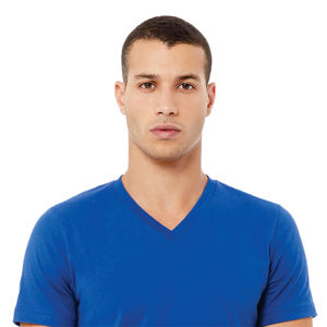 True Royal unisex เสื้อยืดคอวี100% ผ้าฝ้าย, นุ่มและน้ำหนักเบา, จำเป็นแขนสั้น4.2ออนซ์ - Product Image 4