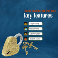 Cadenas en métal Acier Résistance maximale Serrure en forme de coeur Serrure de service Résistance à la rouille Cadenas parfait Cadenas abordable Forme unique