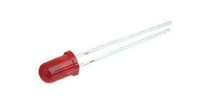 ไดโอด LED สีแดง 12V 5 มม. (ดีเอช 12.675/5/12/อาร์/เอแอล) - Product Image 1