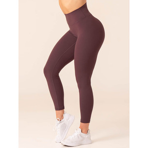 Nuevo logotipo Plum NKD Leggings de cintura alta Scrunch contorneados en la cintura trasera Ropa activa sostenible Leggings de gimnasio de moda para mujeres - Product Image 1