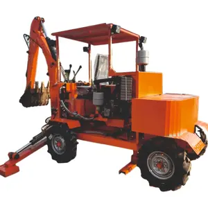 Land Master 4G Backhoe 21 HP Diesel Engine 400kg Weight Lifting Capacity for Agricultural and Mining Use JCB like machine