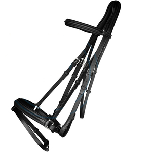 Nouvel équipement d'équitation réglable bride de cheval en cuir de vachette collier de tête équipement de collier de tête accessoires équestres OEM - Product Image 2