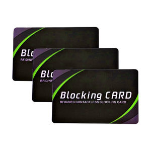 Protector de tarjeta de pago a prueba de agua con bloqueo RFID seguro OEM ODM personalizado para billetera NFC tarjeta de débito/crédito pasaporte Anti-Escaneo - Product Image 3