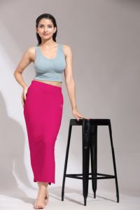 Trendmalls Respirant pour Spandex Rose Shapewear Jupon pour Femme Saree Shapers (P02) - Product Image 6