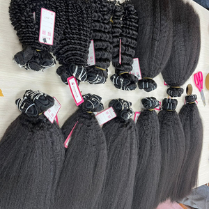 Extensions de cheveux humains brésiliens vierges 100% Remy de couleur naturelle de 6 à 28 pouces avec tissage brésilien - Product Image 3