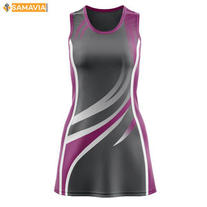 Samavia Netball Uniforme Impreso Ropa Fabricantes Transpirable Equipo Camisas y Tops OEM Ropa Deportiva Bajo Precio - Product Image 6
