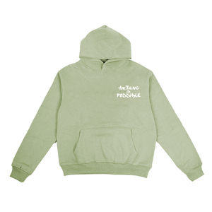 Top Quality Street Wear Unisex Oversize Hoodies Long Sleeve Winter Fleece Hoodie For Adult With <b>Screen</b> Printed Logo Design - Product Image 1