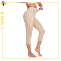 SAMAVIA Industry Winter ODM Pantalon Capri Actif Femme Taille Haute Élastique avec Dentelle - Vêtements de Sport Yoga Séchage Rapide Respirant Coupe Ajustée