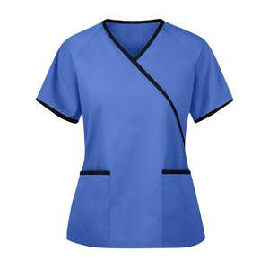 Diseños de uniformes de enfermera de moda Etiqueta Spa Medic Enfermera Clínica Ropa DE TRABAJO quirúrgica Conjunto de traje de uniforme - Product Image 4