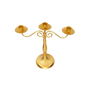 Elegante candelabro de Iglesia personalizable hecho a mano de latón para iluminación espiritual y de altar de Navidad - Product Image 2