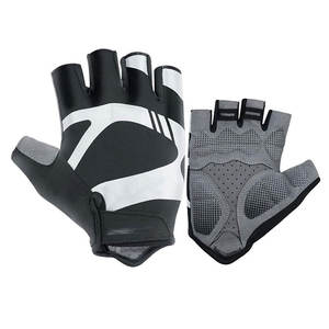 Gants de vélo de route réfléchissants souples et élastiques WEST BIKING, gants de vélo respirants à demi-doigts pour le VTT - Product Image 2