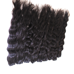 Paquetes de trama de cabello humano de Vietnam más vendidos, extensiones brasileñas baratas, peluca rizada Afro ondulada Natural, existencias a granel disponibles - Product Image 2