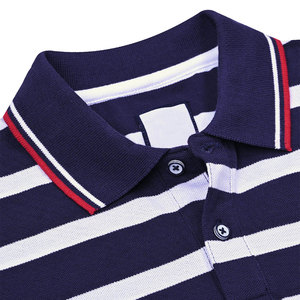 Suministro de fábrica marca personalizada Color sólido en blanco Golf camiseta para hombres negocios secado rápido impreso algodón Polo camiseta - Product Image 3