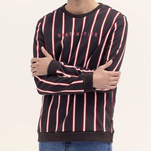 Wholesale Cotton Unisex <b>Fleece</b> Terry <b>Sweatshirt</b> Custom Printed logo stripes Custom Crewneck Men <b>Sweatshirts</b> unisex - Product Image 3