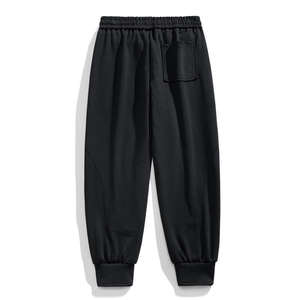 Wholesale <b>Women</b> Flare Jogger Pants and <b>Trousers</b> 100% Cotton Breathable Soft <b>Baggy</b> Wide Straight Leg Pants - Product Image 2