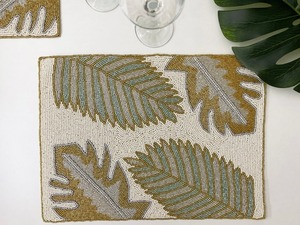 Set de table rond en verre perlé 15 pouces, écologique, moderne et luxueux, pour les fêtes et les mariages - Product Image 2
