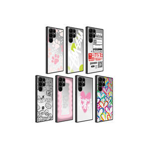 Premium <b>Mirror</b> Patterned Silicone Case for Samsung for Galaxy S22 Ultra Rectangle Mobile Phone Protection Cover Compatible 11pro - Product Image 2