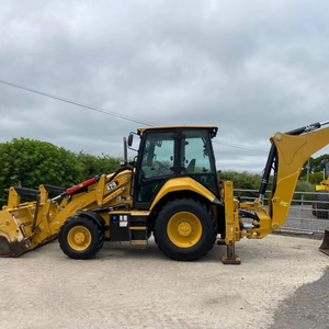 2022 CAT 428 chargeuse-pelleteuse d'occasion de bonne qualité CAT 420F moteur d'origine peinture originale sous licence EPA - Product Image 6