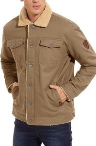 Vintage Casual Men's Autumn Bomber <b>Jacket</b> Loose Fit 100% Cotton Eco-Friendly Windproof Breathable Embroidered Thick Single - Product Image 6