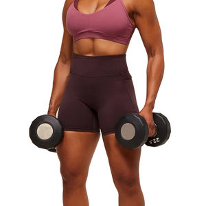 Pantalones cortos de fitness transpirables para mujer al por mayor pantalones cortos de fitness personalizados para mujer - Product Image 4