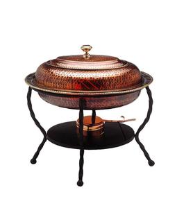 Plat de chauffe-plats en métal argenté rose chauffe-plats chauffe-plats équipement de restauration chauffe-plats en métal - Product Image 3