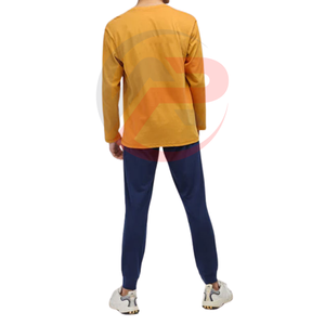 Camiseta Casual de Manga Larga con Cuello Redondo para Hombre, Diseño Personalizado, Ajuste Regular, Secado Rápido, Transpirable, Algodón y Poliéster, Diseño en Blanco - Product Image 4