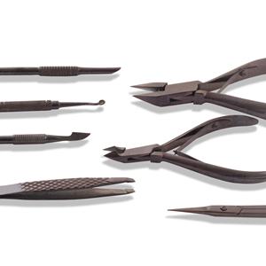 Ensemble d'outils à ongles professionnels en acier inoxydable comprenant un coupe-cuticules pointu et une pince avec poussoir pour manucure sur les doigts - Product Image 4