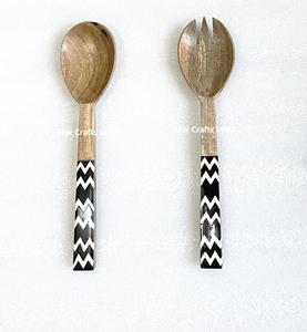 Serviette à salade en bois de qualité supérieure, lot de 2 pièces, fabricant de produits personnalisés, grossiste - Product Image 3