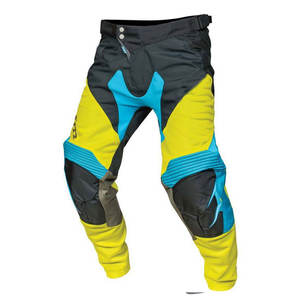 Pantalon de motocross respirant, coupe-vent, anti-humidité, séchage rapide, en tissu extensible Spandex/Polyester, avec empiècements, pour l'été - Product Image 5
