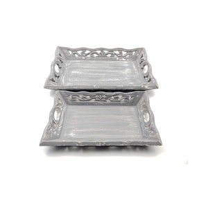 Plateau de service en bois de qualité supérieure idéal pour le fromage Charcuterie Fruits Snacks Apéritifs et Présentoir de table - Product Image 3