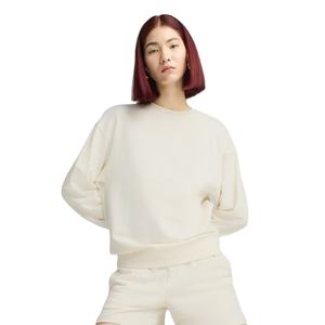 Ensemble court pour femmes, vente en gros, sweat-shirt à col rond et short, logo et impression personnalisés, ensemble d'été pour femmes - Product Image 3